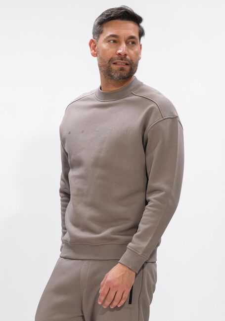 Taupe GENTI Sweatshirt CREWNECK - large