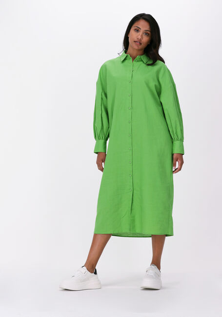 Grüne Y.A.S. Midikleid YASORNELLA LS LONG SHIRT DRESS - large