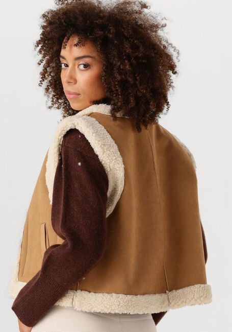 Camelfarbene SUNCOO Gilet DUAL - large