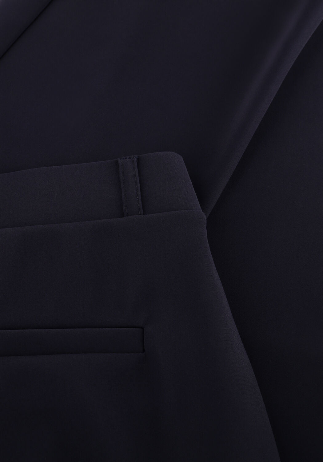 Dunkelblau STUDIO ANNELOES Schlaghose FLAIR BONDED TROUSERS - large