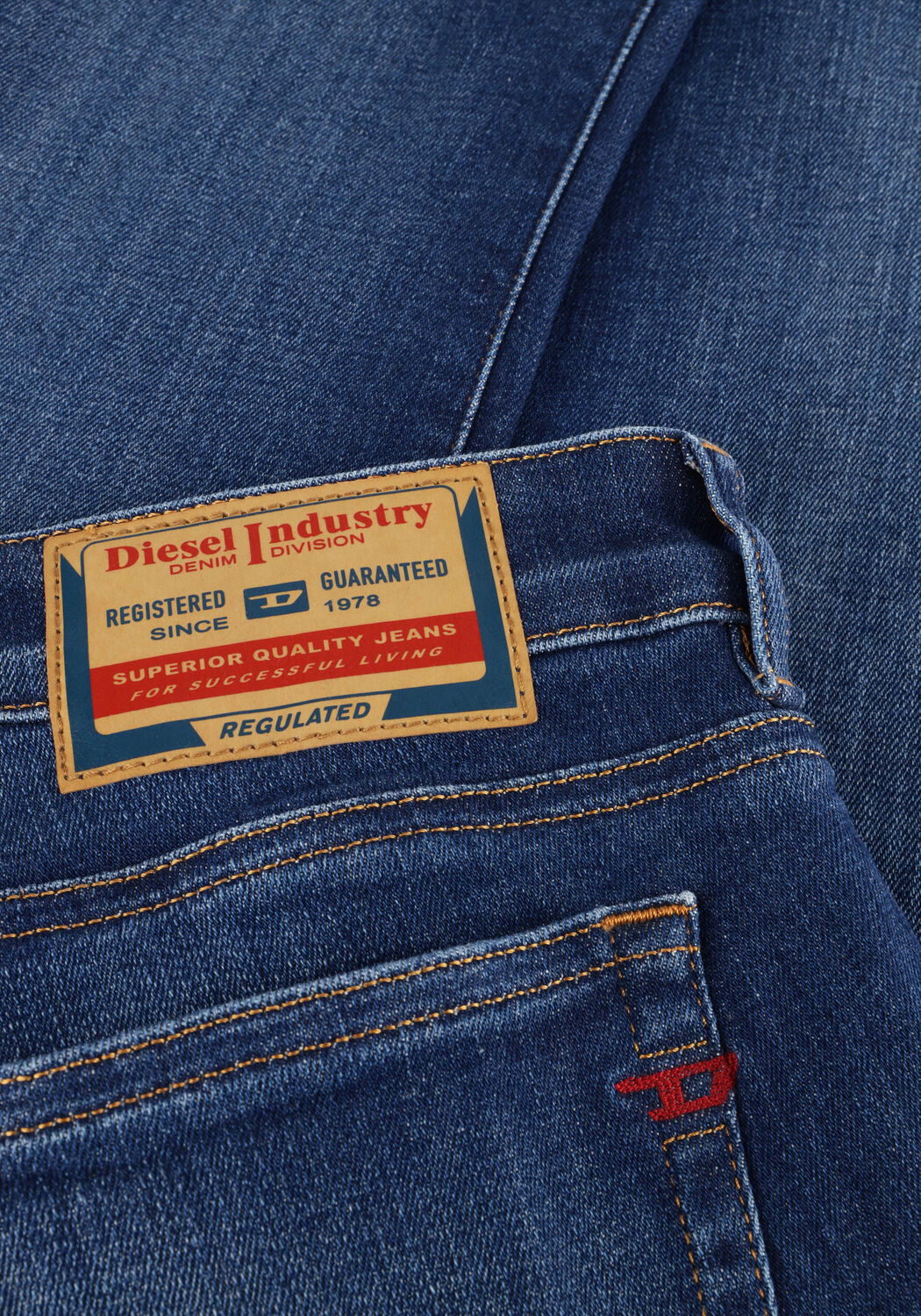 Blaue DIESEL Bootcut jeans 1969 D-EBBEY - large