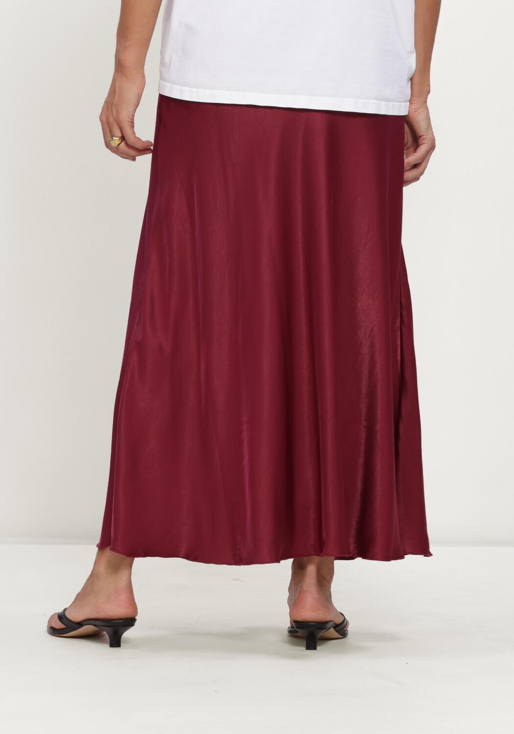 Rote MSCH COPENHAGEN Midirock MSCHNICOLETTE ULLAS SKIRT - large