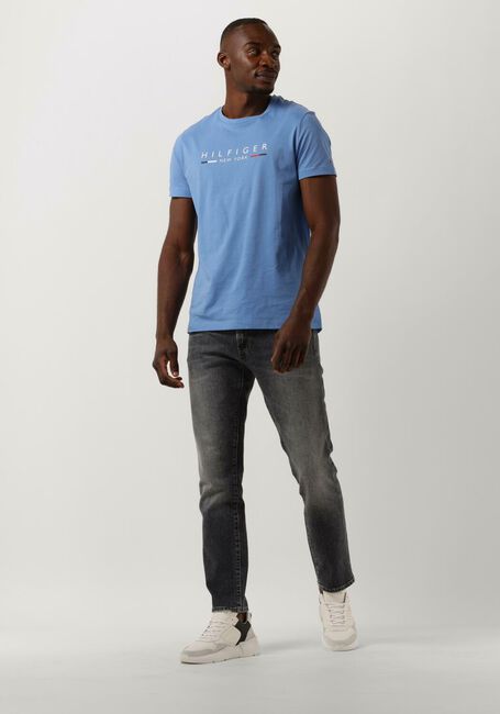 Blaue TOMMY HILFIGER T-shirt HILFIGER NEW YORK TEE - large