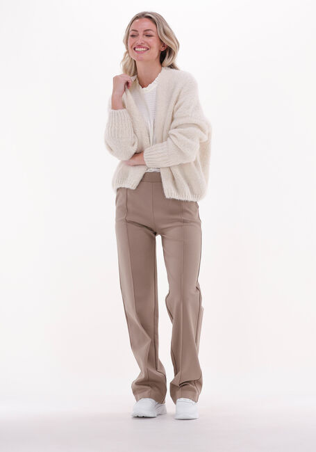 Sand KNIT-TED Weite Hose FLOOR PANT - large