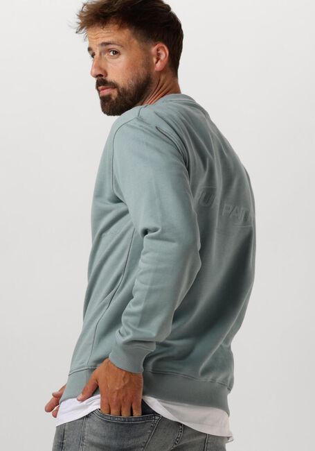 Blaue PURE PATH Sweatshirt LOOSE FIT SWEATERS CREWNECK308 - large