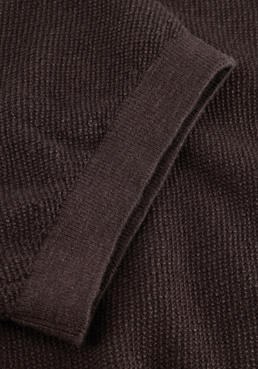 Braune PROFUOMO Polo-Shirt T-SHIRT CREW NECK COTTON LINEN - large