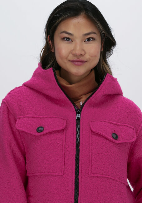 Rosane BEAUMONT Teddy-Jacke BOUCLE LONG HOODED JACKET - large