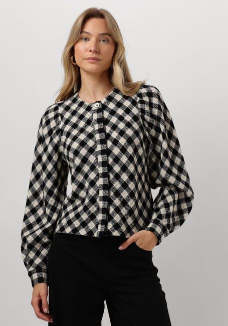 Schwarze RUBY TUESDAY Strickjacke MEIJA BLIND PLACKET TOP - large