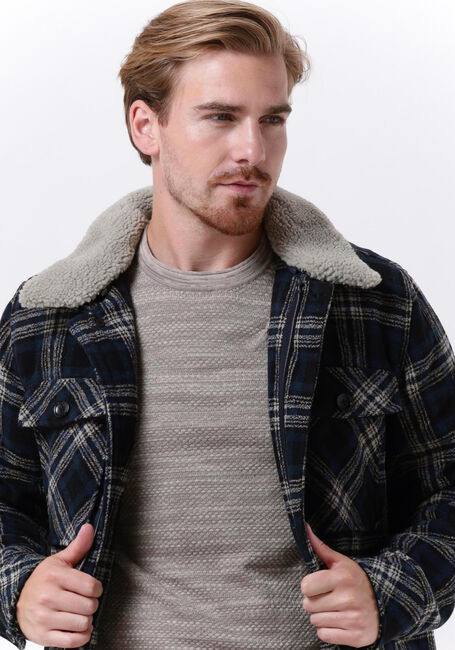Dunkelblau DSTREZZED Jack CARPENTER BIG TARTAN - large