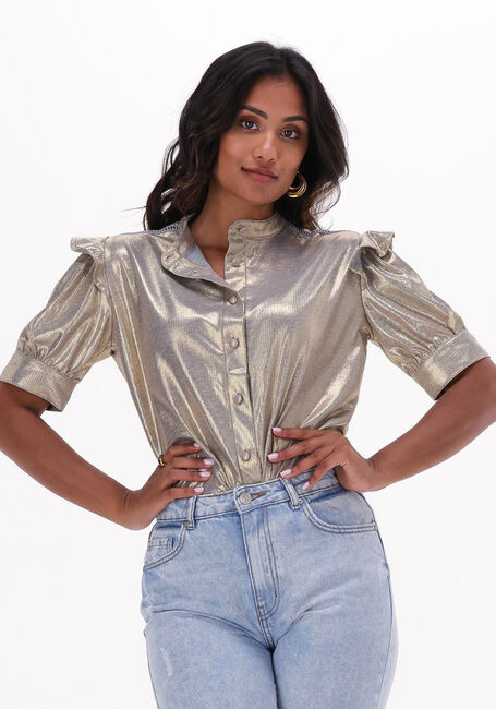 Goldfarbene EST'SEVEN Blusen EST’BLOUSE STAIRS - large
