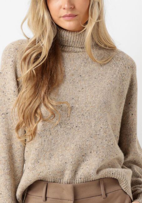 Beige VANESSA BRUNO Rollkragenpullover DOTTY - large