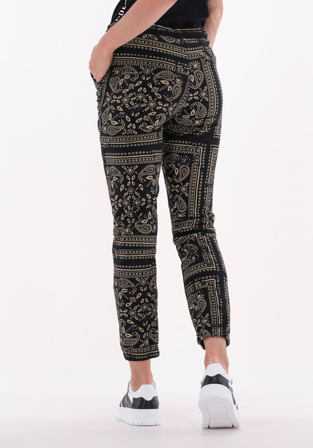 Schwarze 10DAYS Jogginghose CROPPED JOGGER PAISLEY - large