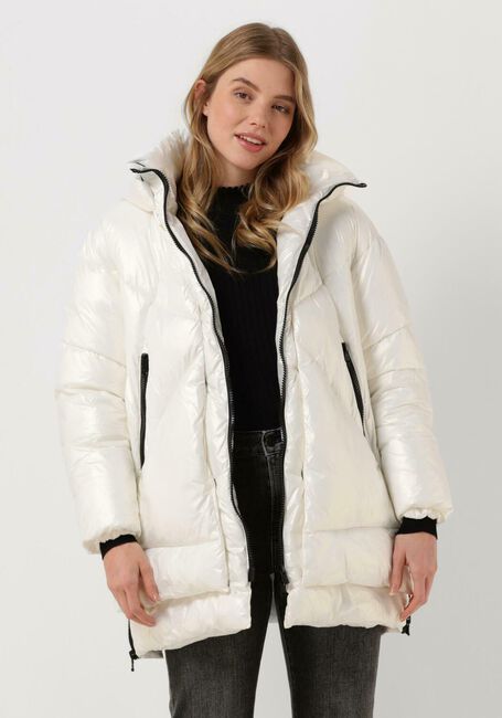 Weiße CANADIAN Wattierte Jack EUGENIE MID - large