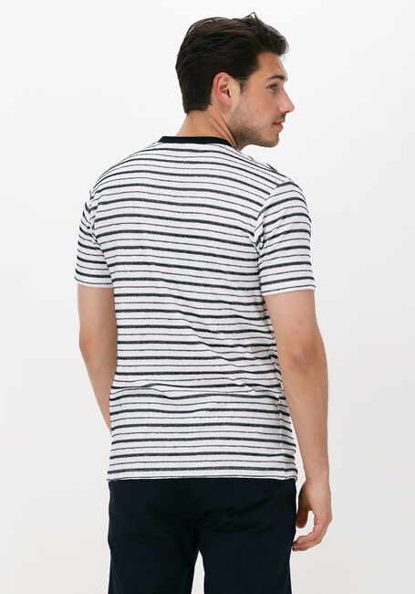Wei&szlig;e DSTREZZED T-shirt CREW TEE REVERSED STRIPE - large