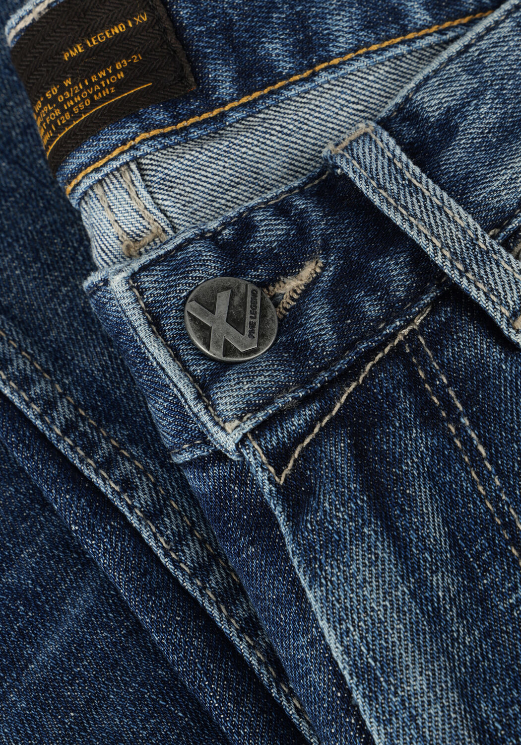 Blaue PME LEGEND Slim fit jeans XV DENIM CROSS VINTAGE WASH - large