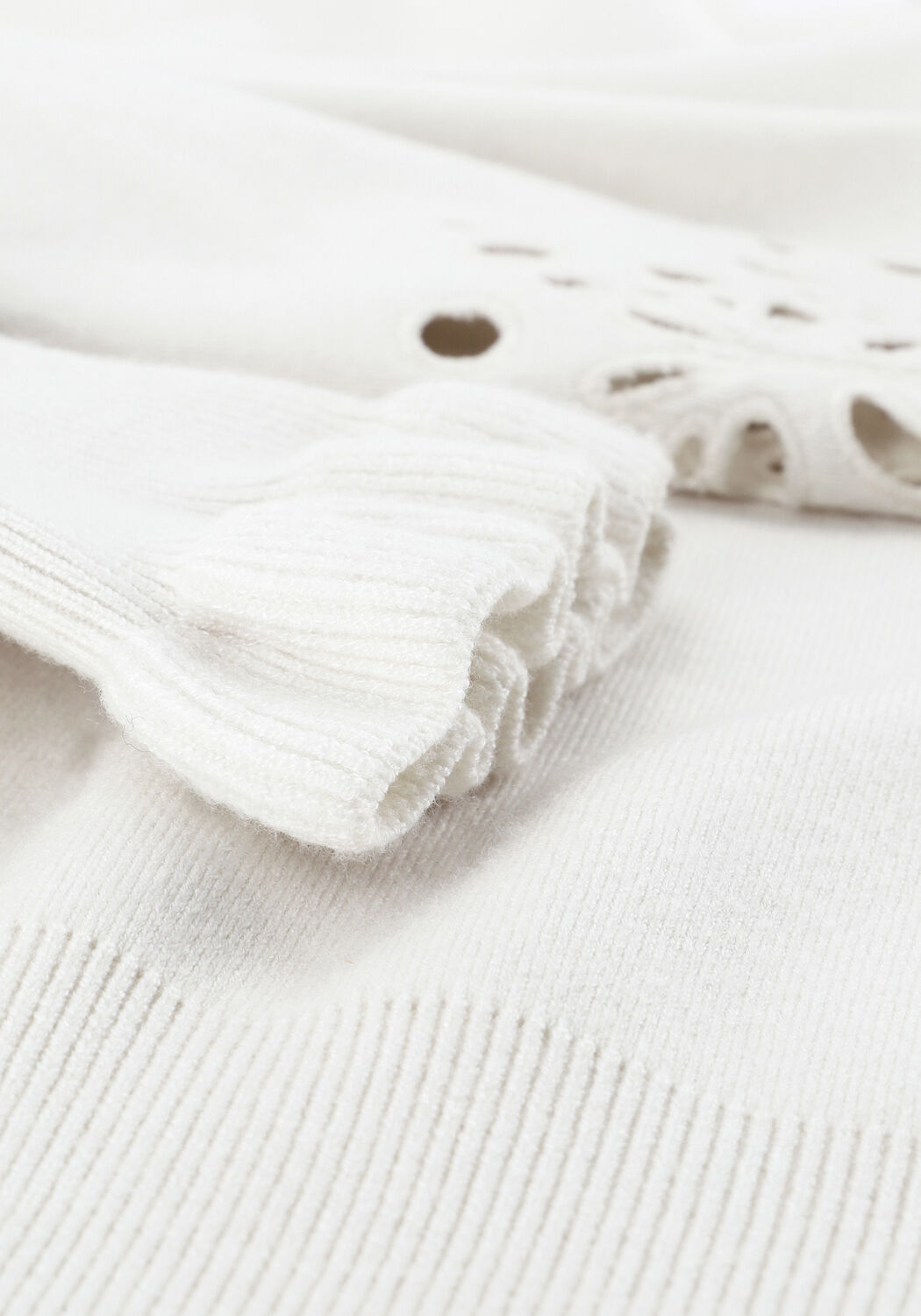 Wei&szlig;e OBJECT Pullover REYNARD LS KNIT PULLOVER - large