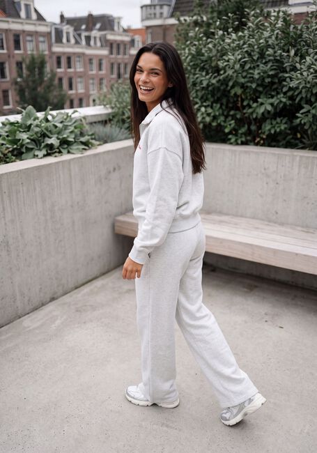 Graue BJORN BORG Hosen STUDIO OVERSIZED STRAIGHT SWEATPANTS - large
