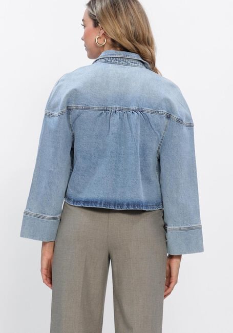 Blaue DANTE6 Jeansjacke TALISA DENIM CAPE SHIRT - large