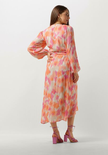 Orangene FREEBIRD Midikleid BLOSSOM - large