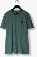 Grüne PME LEGEND T-shirt SHORT SLEEVE R-NECK SLUB JERSEY AOP