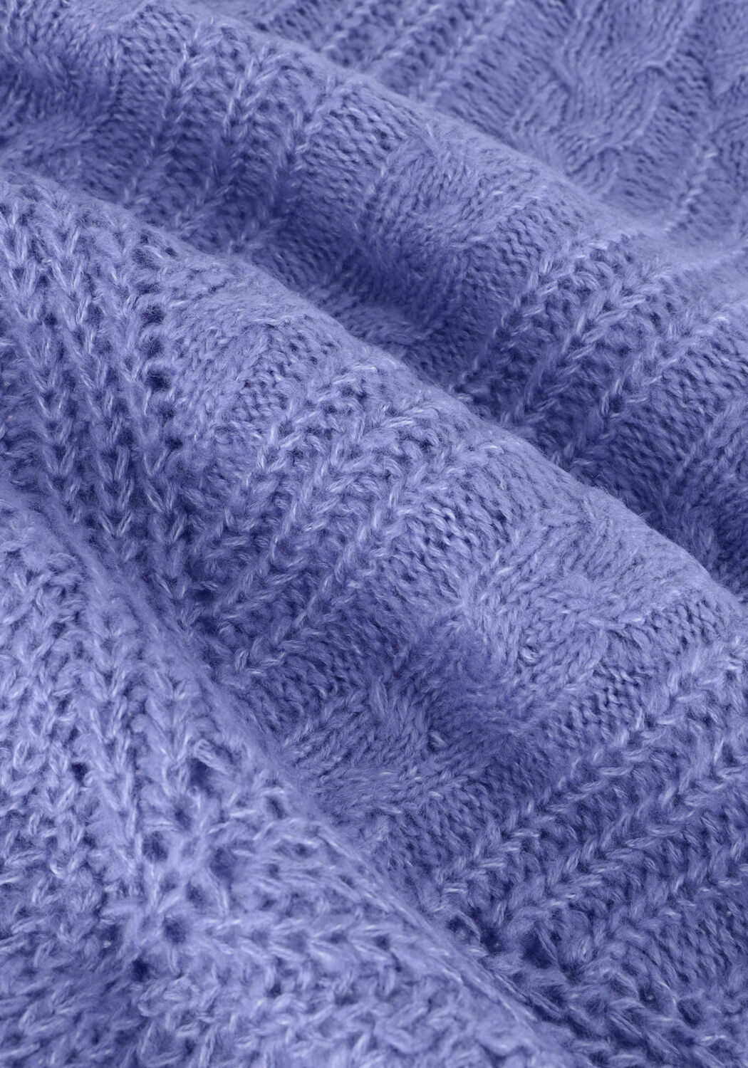 Blaue OBJECT Pullover OBJNOVA STELLA CABLE KNIT PULLOVER NOOS - large