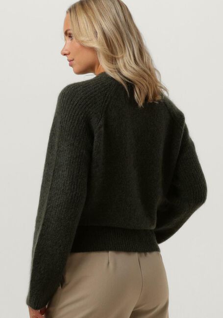 Dunkelgrün SECOND FEMALE Pullover BROOKLINE KNIT NEW O-NECK - large