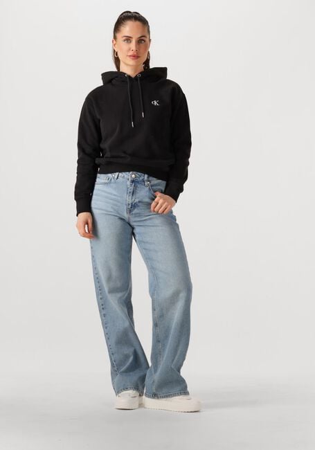 Schwarze CALVIN KLEIN Pullover CK EMBROIDERY HOODIE - large