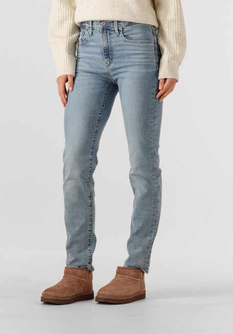 Hellblau LEVI'S Slim fit jeans 724 HIGH RISE STRAIGHT BLUE WAVE LIGHT - large