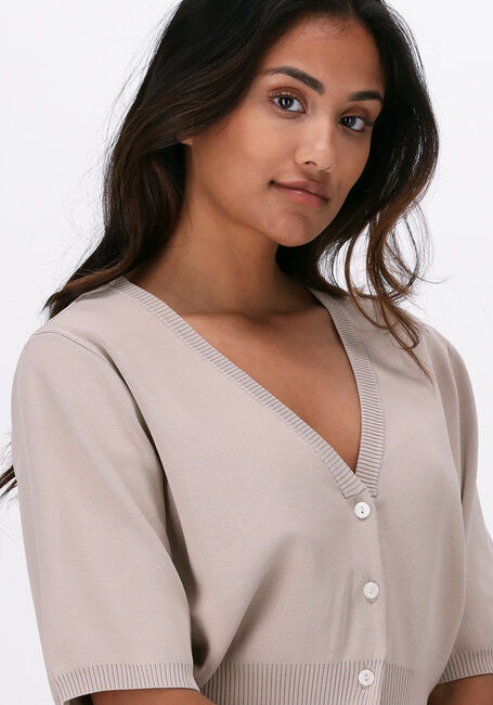 Beige GESTUZ Strickjacke MATTHEAGZ SS RIB CARDIGANV - large
