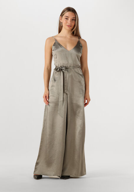 Metallisch SELECTED FEMME Jumpsuit SLFSELENE SL WIDE LEG JUMPSUIT - large