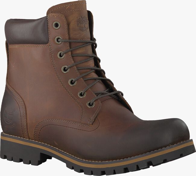 Cognacfarbene TIMBERLAND Ankle Boots RUGGED 6 IN PLAIN TOE WP - large