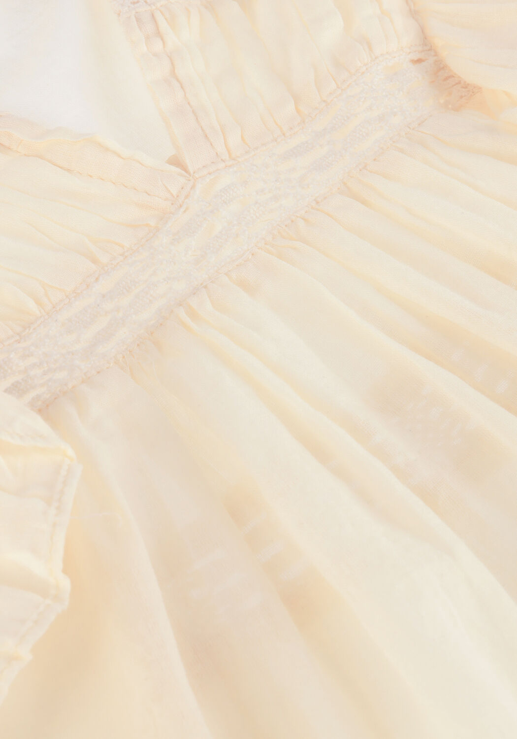 Gelbe NEO NOIR Blusen JAYLA S VOILE TOP - large