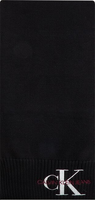 Schwarze CALVIN KLEIN Schal J BASIC WOMEN KNITTED SCARF Schwarze CALVIN KLEIN Schal J BASIC WOMEN KNITTED SCARF - large