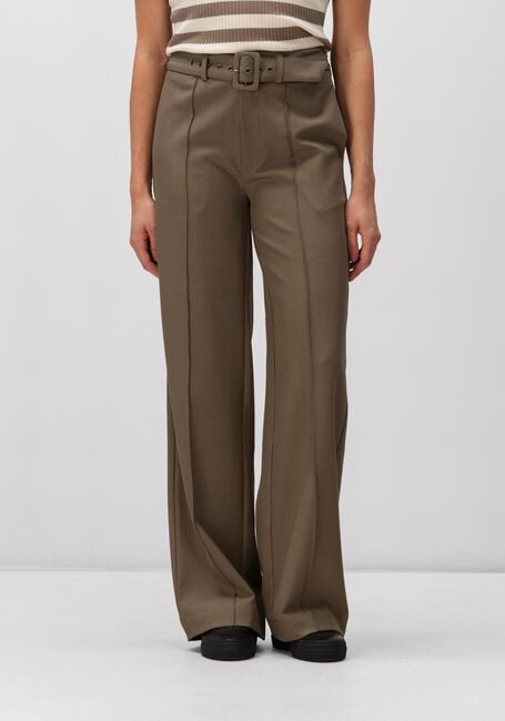 Olive CO'COUTURE Weite Hose LUNA BELT CREASE PANT - large