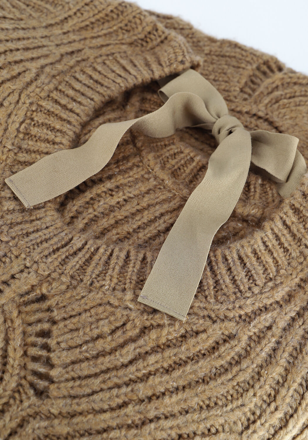 Camelfarbene MODSTR&Ouml;M Pullover MAJA O-NECK - large