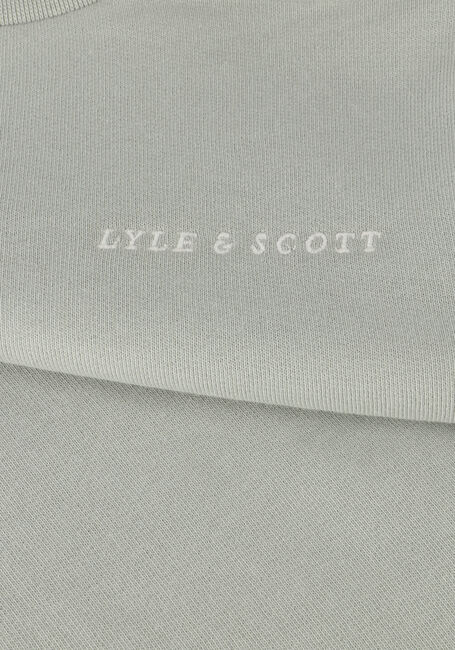 Graue LYLE & SCOTT Pullover SCRIPT EMBROIDERED SWEATSHIRT - large
