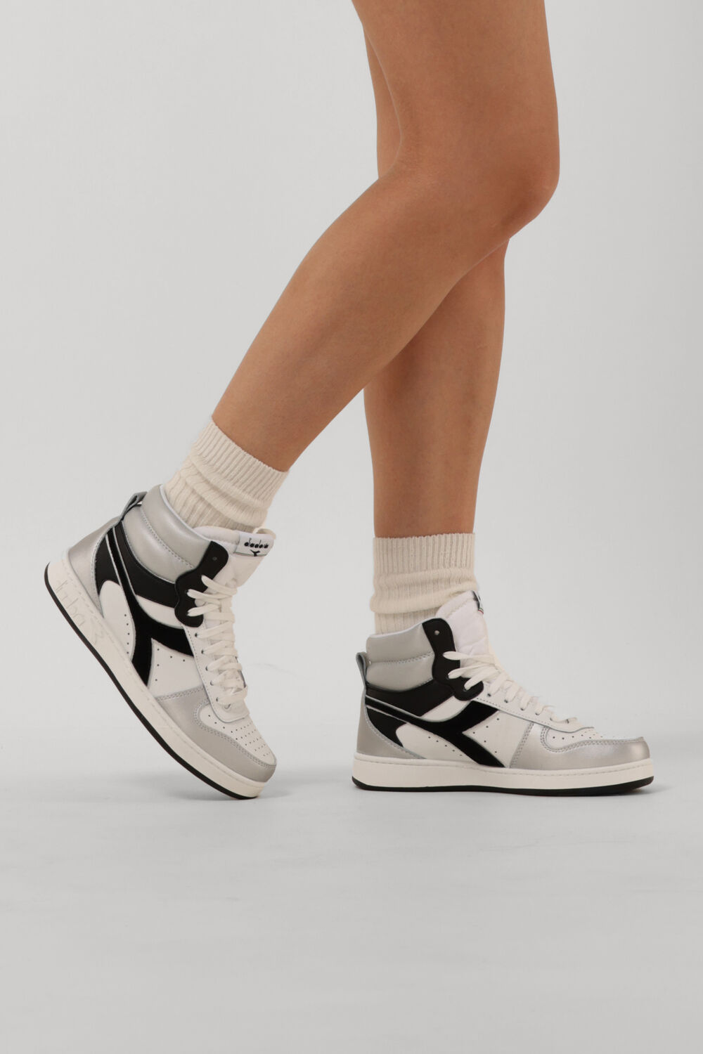 Wei&szlig;e DIADORA Sneaker High MAGIC BASKET MID SPACE WOMAN - large