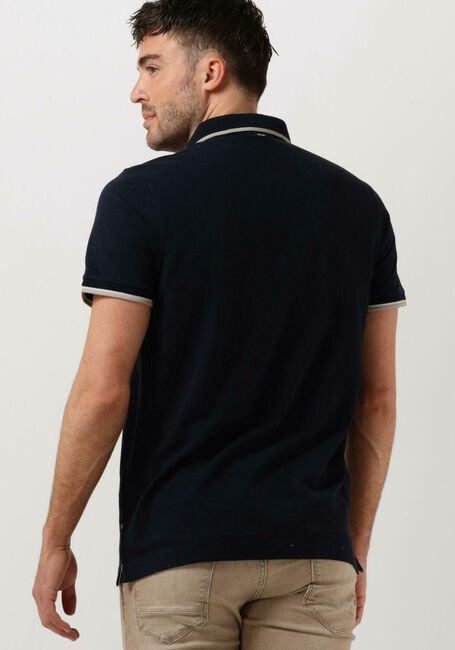 Dunkelblau VANGUARD Polo-Shirt SHORT SLEEVE POLO COTTON POLY WAFFLE STRUCTURE - large