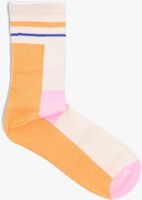 Orangene BECKSONDERGAARD Socken SPORTY BLOCK SOCK - medium