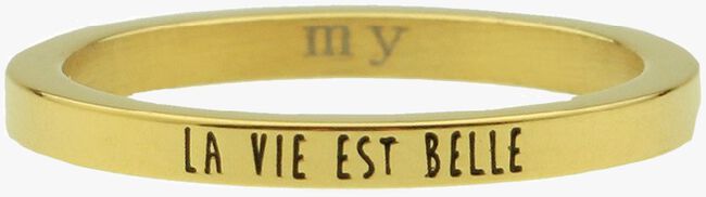 Goldfarbene MY JEWELLERY Ring GOLD QUOTE RING SET - large