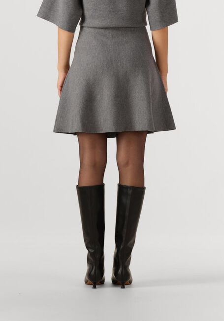 Graue OBJECT Minirock OBJREYNARD HW SHORT KNIT SKIRT - large