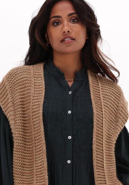 Camelfarbene BY-BAR Gilet OLE GILET - large