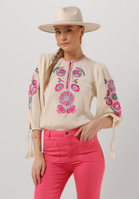 Creme ANTIK BATIK Bluse MAGOO BLOUSE - large