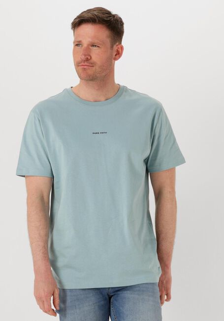 Hellblau PURE PATH T-shirt REGULAR FIT CREWNECK SS T-SHIRTS - large