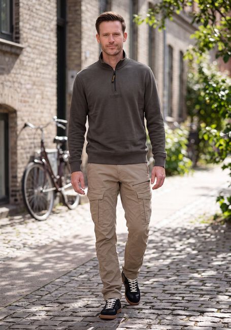 Dunkelgrau PME LEGEND Pullover HALF ZIP COLLAR FLAT - large