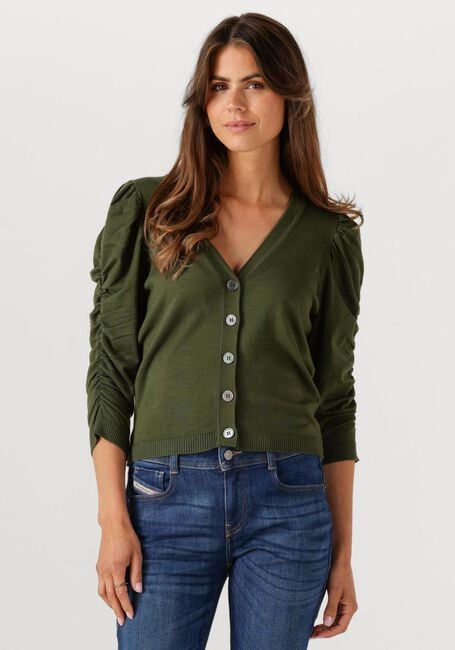Dunkelgrün MINUS Strickjacke SEANA KNIT CARDIGAN - large