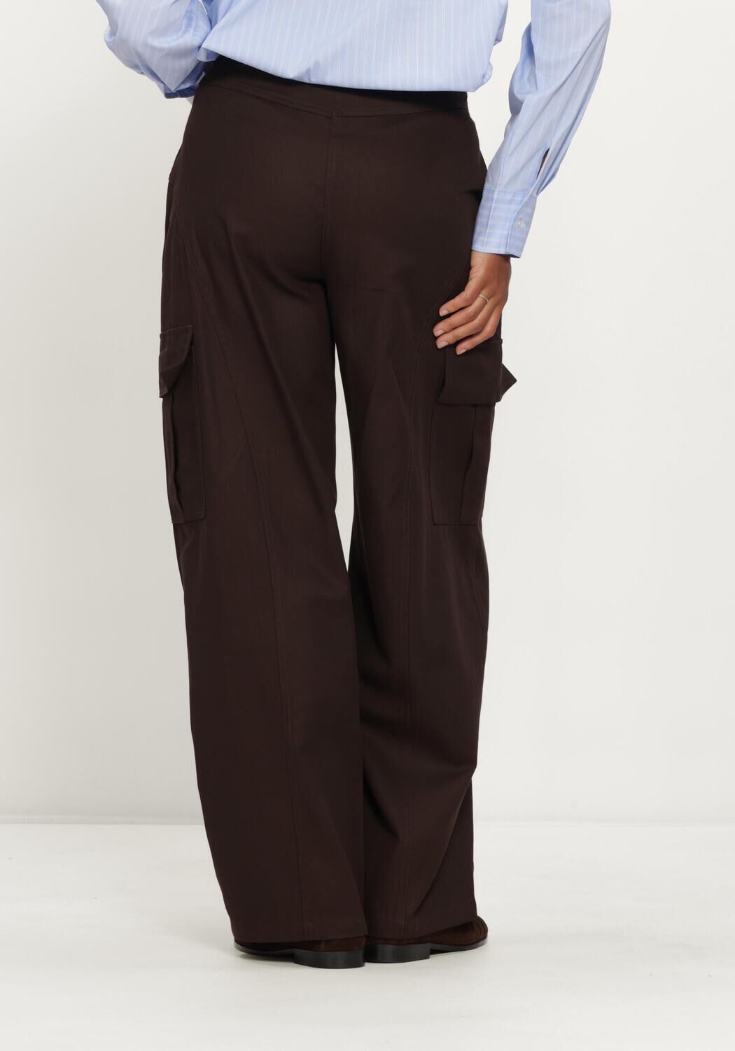 Braune COPENHAGEN MUSE Cargohosen CMKAELI-PANTS - large