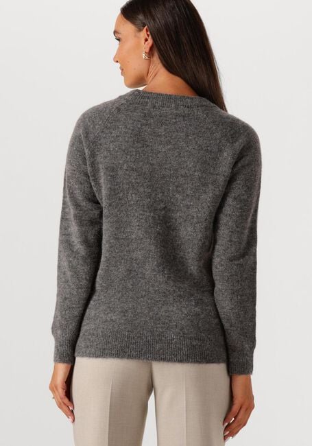 Graue SELECTED FEMME Pullover SLFLULU LS KNIT O-NECK - large