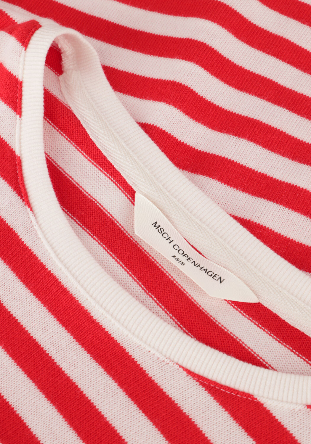Rote MSCH COPENHAGEN T-shirt MSCHKEMBA BAHARA SS PULLOVER STP - large