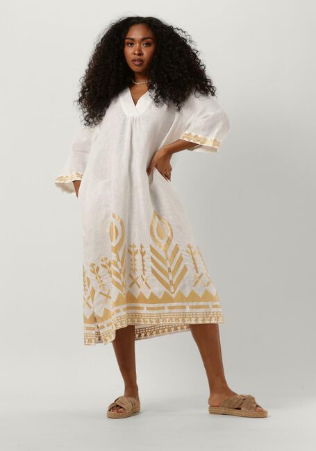 Nicht-gerade weiss GREEK ARCHAIC KORI Midikleid 230085 - large